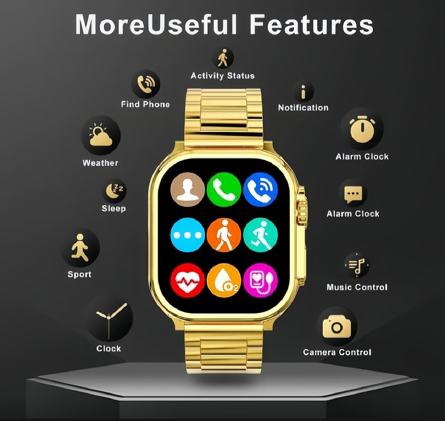 Latest X90 ultra 2 max Gold Edition Smart watch.