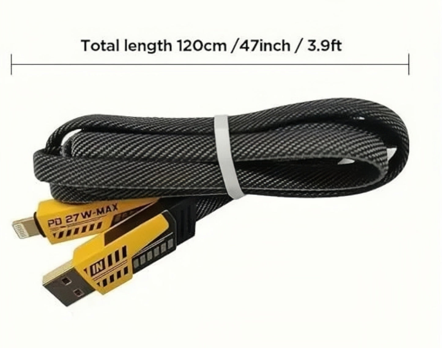 4-in-1 Fast Charging Data Cable, 65W High Power Output