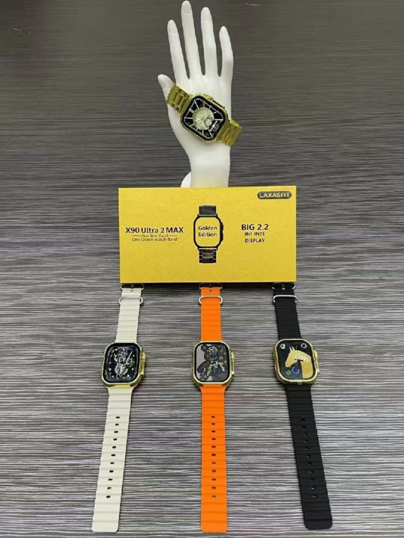 Latest X90 ultra 2 max Gold Edition Smart watch.