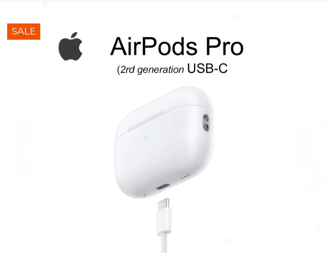 AirPods_Pro (2nd Generation) Titanium Wireless Earbuds, Bluetooth 5.0, High Quality Sound bass