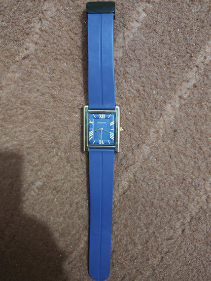 Universe point Blue Dial with Silicone Straps