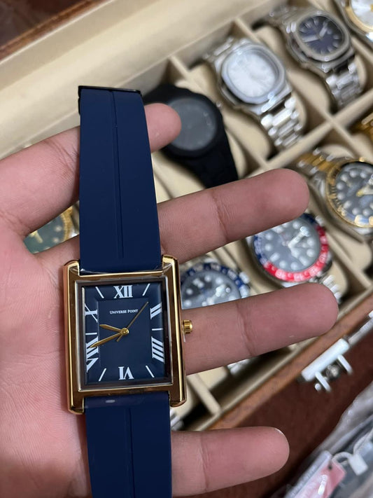 Universe point Blue Dial with Silicone Straps