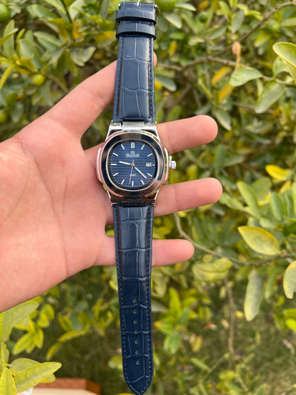 Seastar AMD Blue Dial with Leather Strap