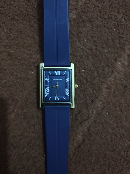 Universe point Blue Dial with Silicone Straps
